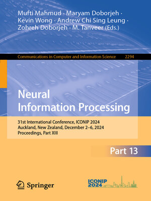 cover image of Neural Information Processing